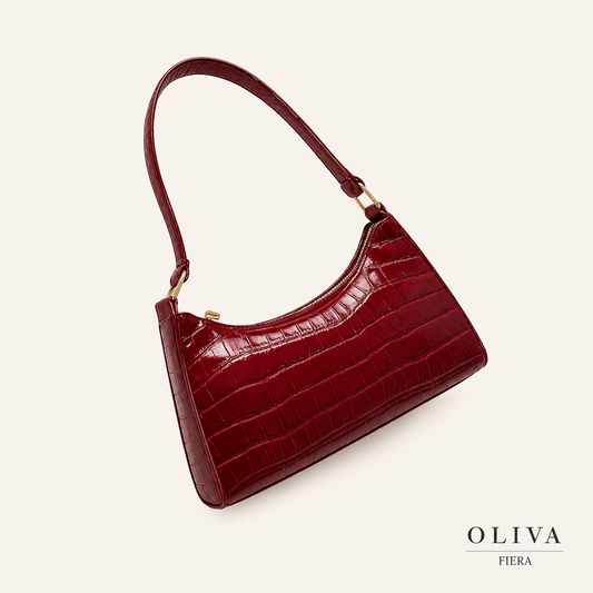 Bolso Axila Estampado Cocodrilo | Esencia Salvaje